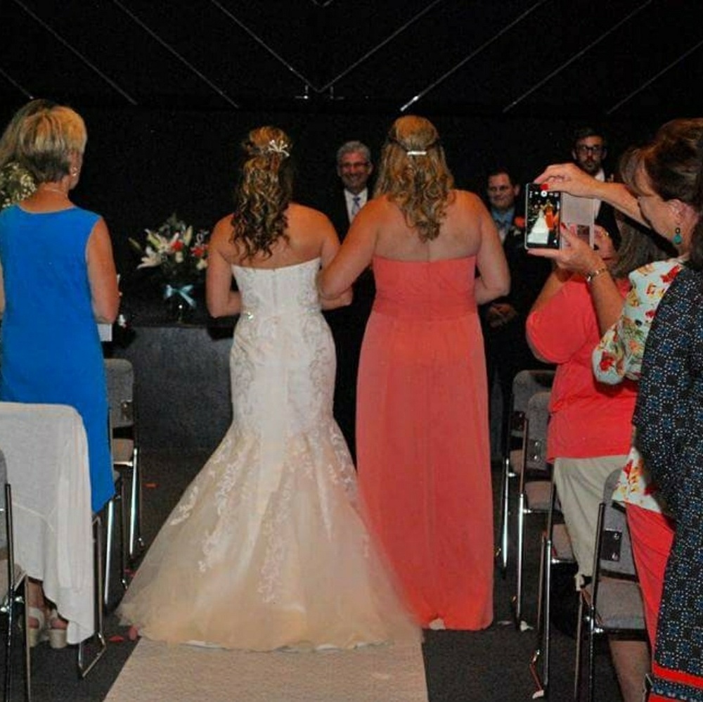wedding dress, sash - Picture 4 of 4